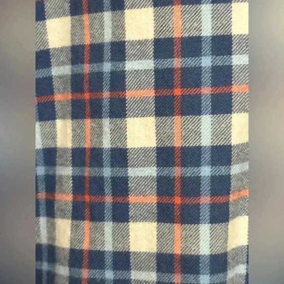 Vineyard Vines Whale shirt button down long sleeve flannel blue/pink size S - Picture 3 of 11